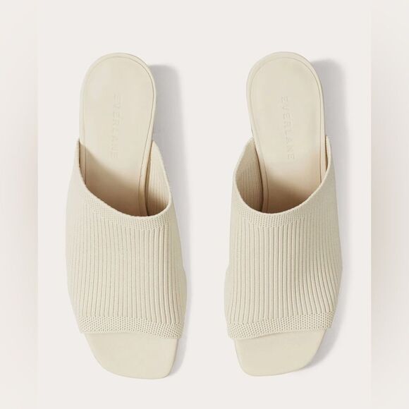 New Everlane The Glove Mule in ReKnit Bone Size 5 - Picture 1 of 13